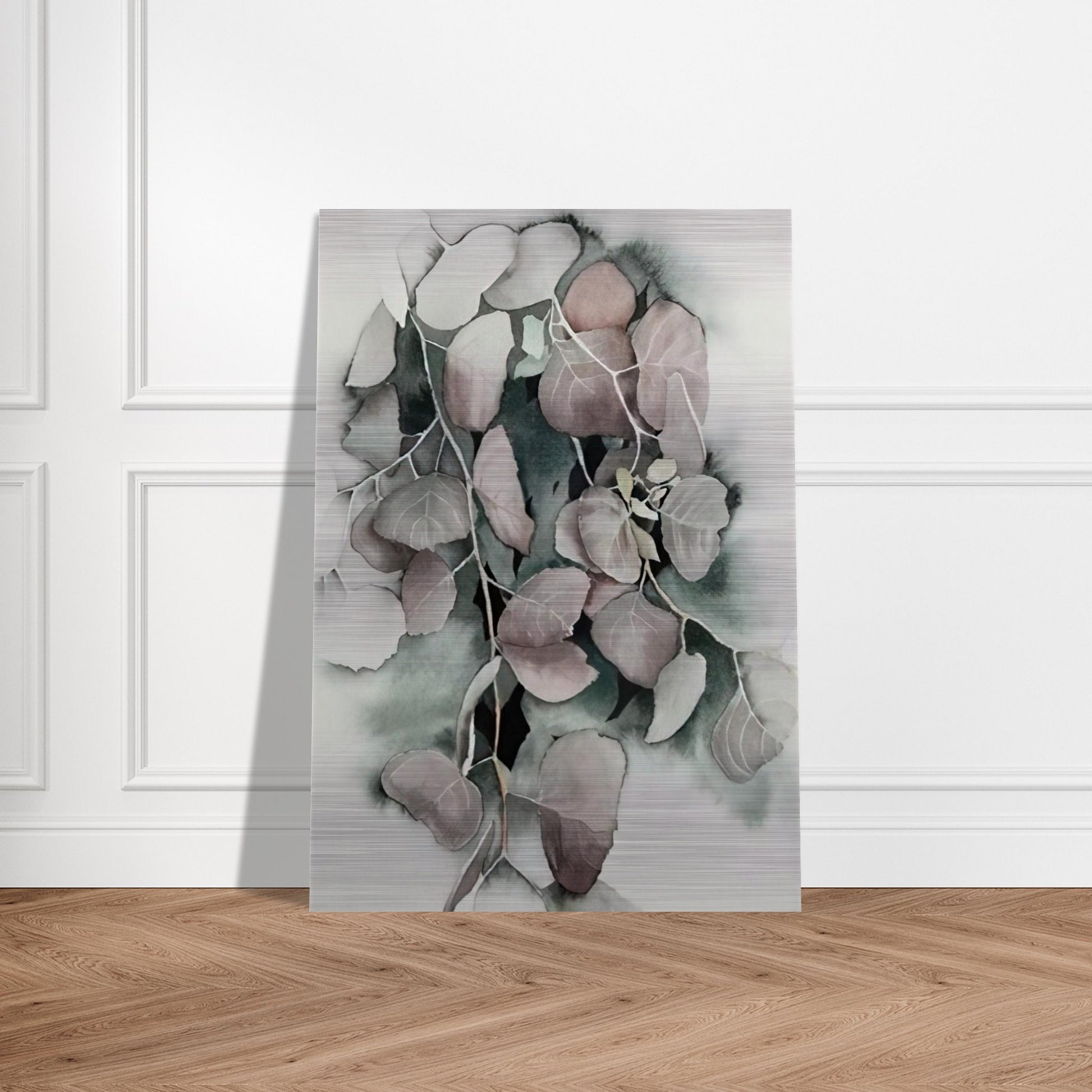 Autumn Leaves - Eyvind Earle Brushed Aluminum Print - 70x100 cm / 28x40 inches | Eyvind Earle Aluminum Print | Eyvind Earle Prints