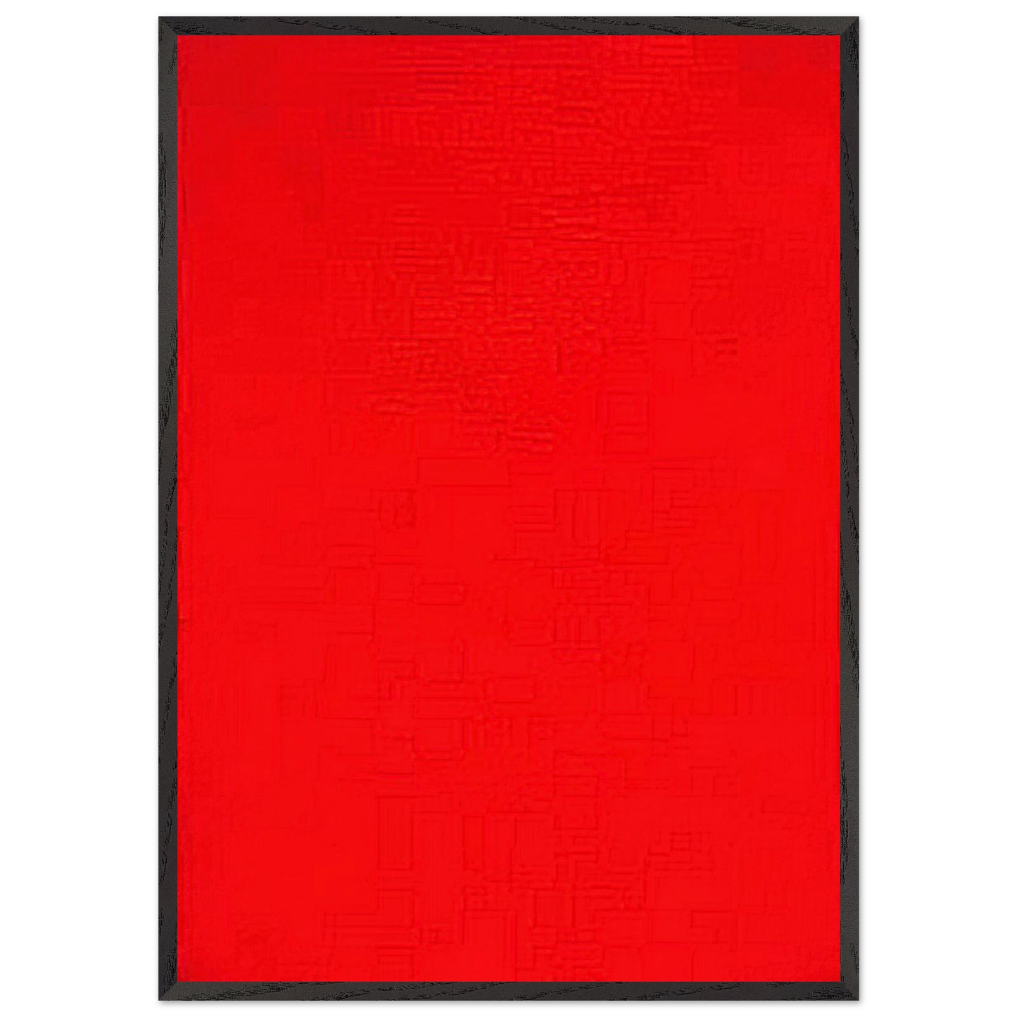 Whos Afraid of Red Yellow and Blue I - Barnett Newman Framed Art Print – Black Wooden Frame - Default Title - -Framed Art Print