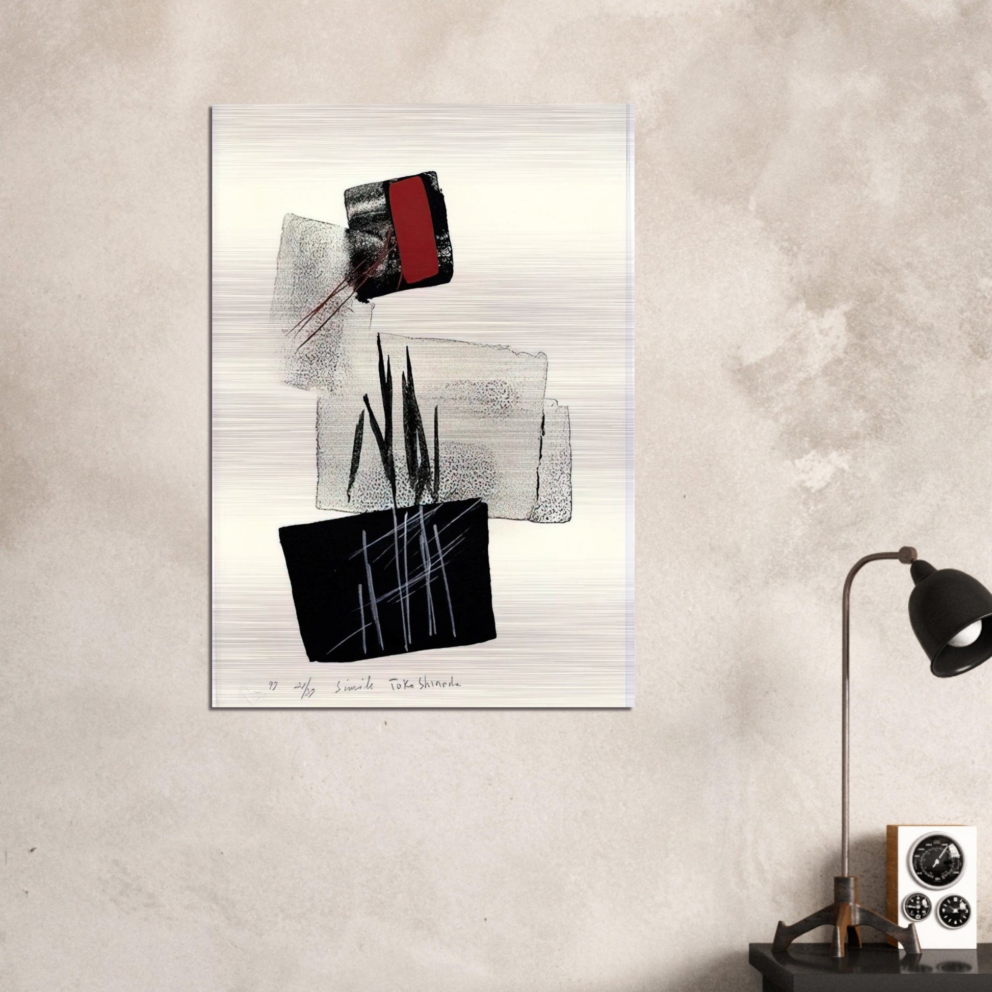 Simile - 1997 - Toko Shinoda Brushed Aluminum Print - 70x100 cm / 28x40 inches | Toko Shinoda Aluminum Print | Toko Shinoda Prints
