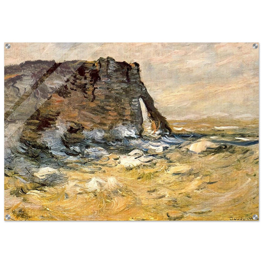 Port d`Aval - claude monet Acrylic Print - 70x100 cm / 28x40″ inches