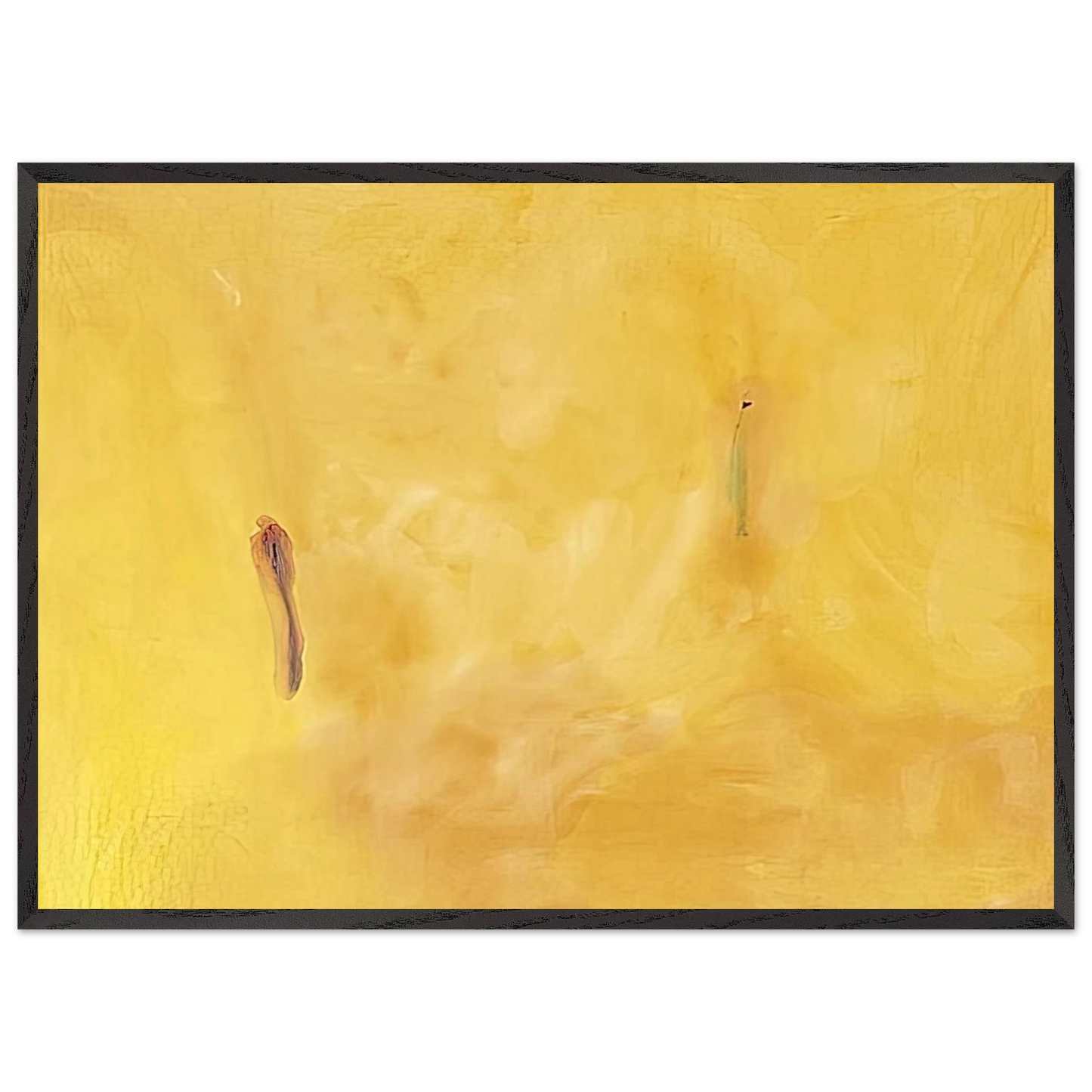 Helen Frankenthaler - Earliness - 1975 Wall art - 21x29.7 cm / 8x12" - Premium Wooden Framed Poster With Fine Art Paper - Black frame