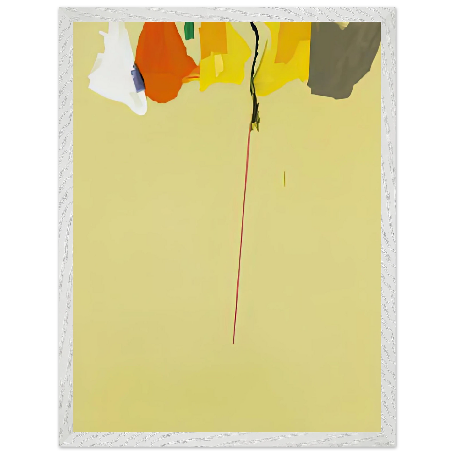 Helen Frankenthaler - Rapunzel, 1974- Wall Art - 21x29.7 cm / 8x12" - Premium Wooden Framed Poster With Fine Art Paper - Black frame