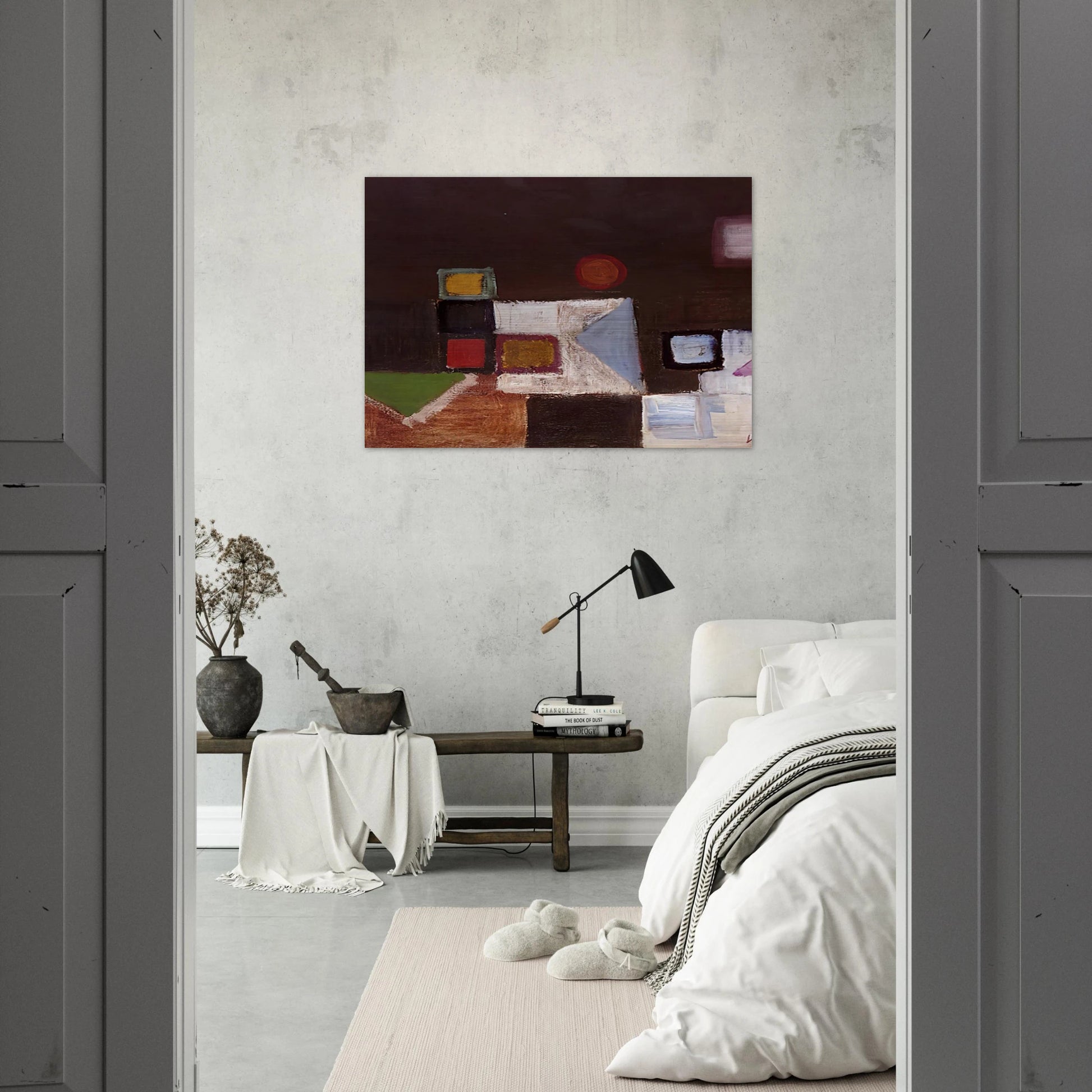 UNTITLED 1948 - Victor Pasmore Brushed Aluminum Print - 70x100 cm / 28x40 inches | Victor Pasmore Aluminum Print | Victor Pasmore Prints