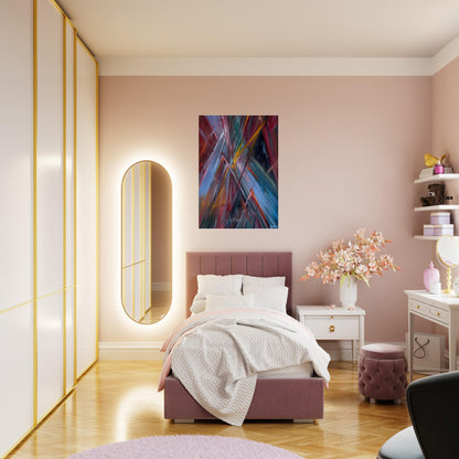 Colorful Flashes - Konrad Zuse Brushed Aluminum Print - 70x100 cm / 28x40 inches | Konrad Zuse Aluminum Print | Konrad Zuse Prints