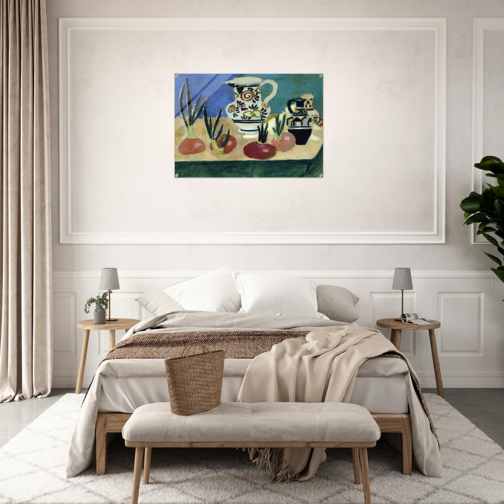 THE RED ONIONS 1906 - Henri Matisse Acrylic Print - 70x100 cm / 28x40″ inches