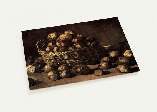 Basket of Potatoes By Vincent van Gogh Pack of 10 Post Cards | Vincent van Gogh Post Cards | A6 (10.5 x 14.8 cm) - 4.1 x 5.8 inches