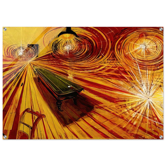 Night Cafe - 1972 - Brett Whiteley Acrylic Print - 70x100 cm / 28x40″ inches