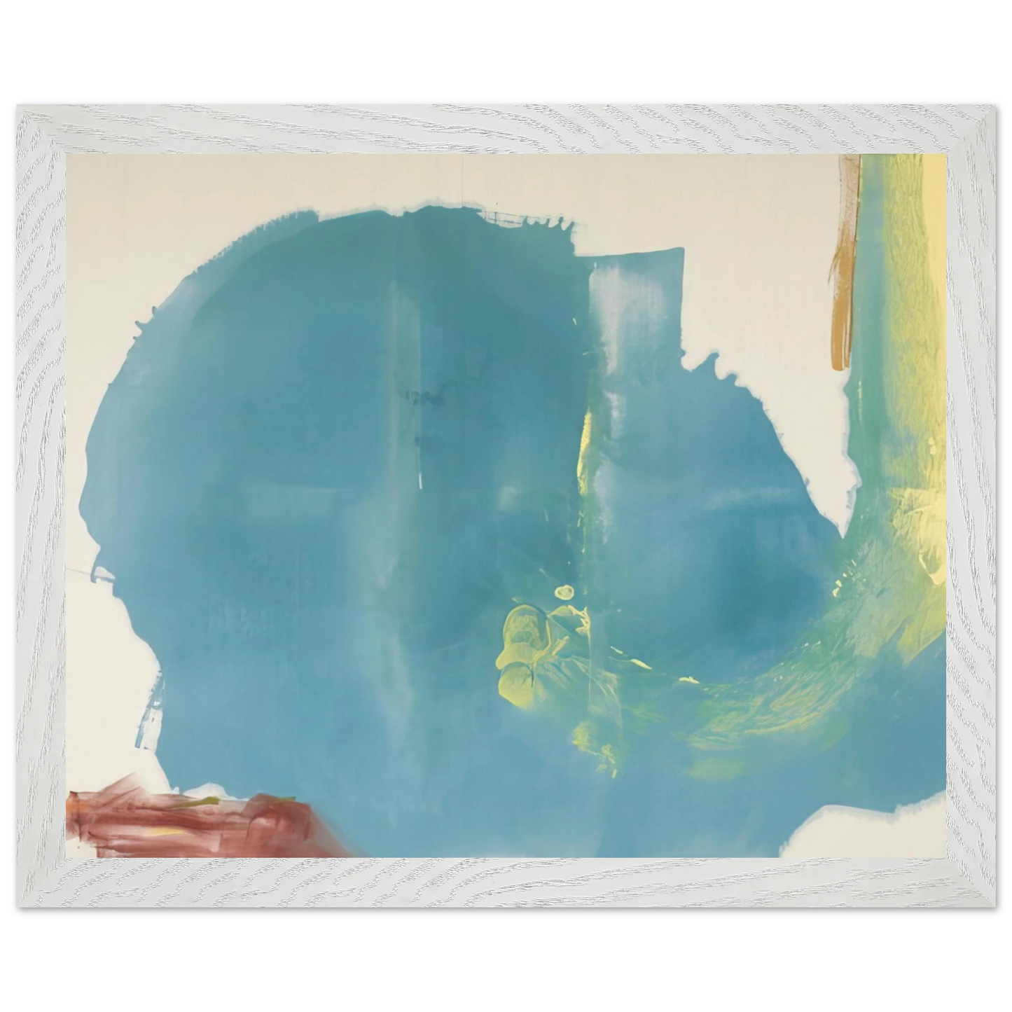 Helen Frankenthaler - Where Necessary - 1977 Wall art - A3 (29.7 x 42  cm) - Premium Wooden Framed Poster With Fine Art Paper - Wood frame