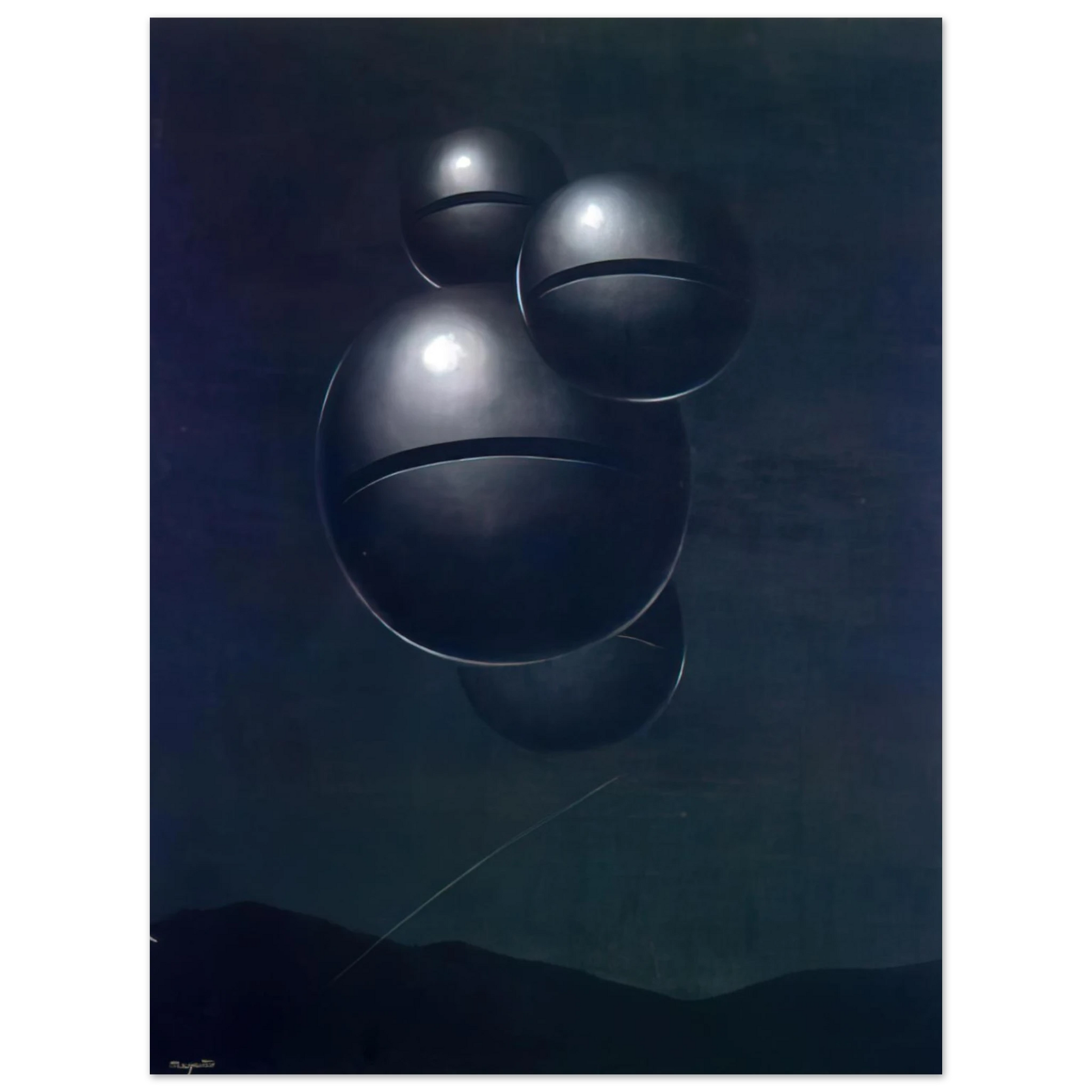 Rene Magritte - THE VOICE OF SPACE 1928 1 Fine Art Poster - Default Title