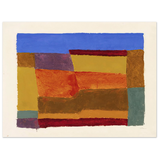 Josef Albers - STUDY FOR LAYERED 1940 Fine Art Poster - Default Title