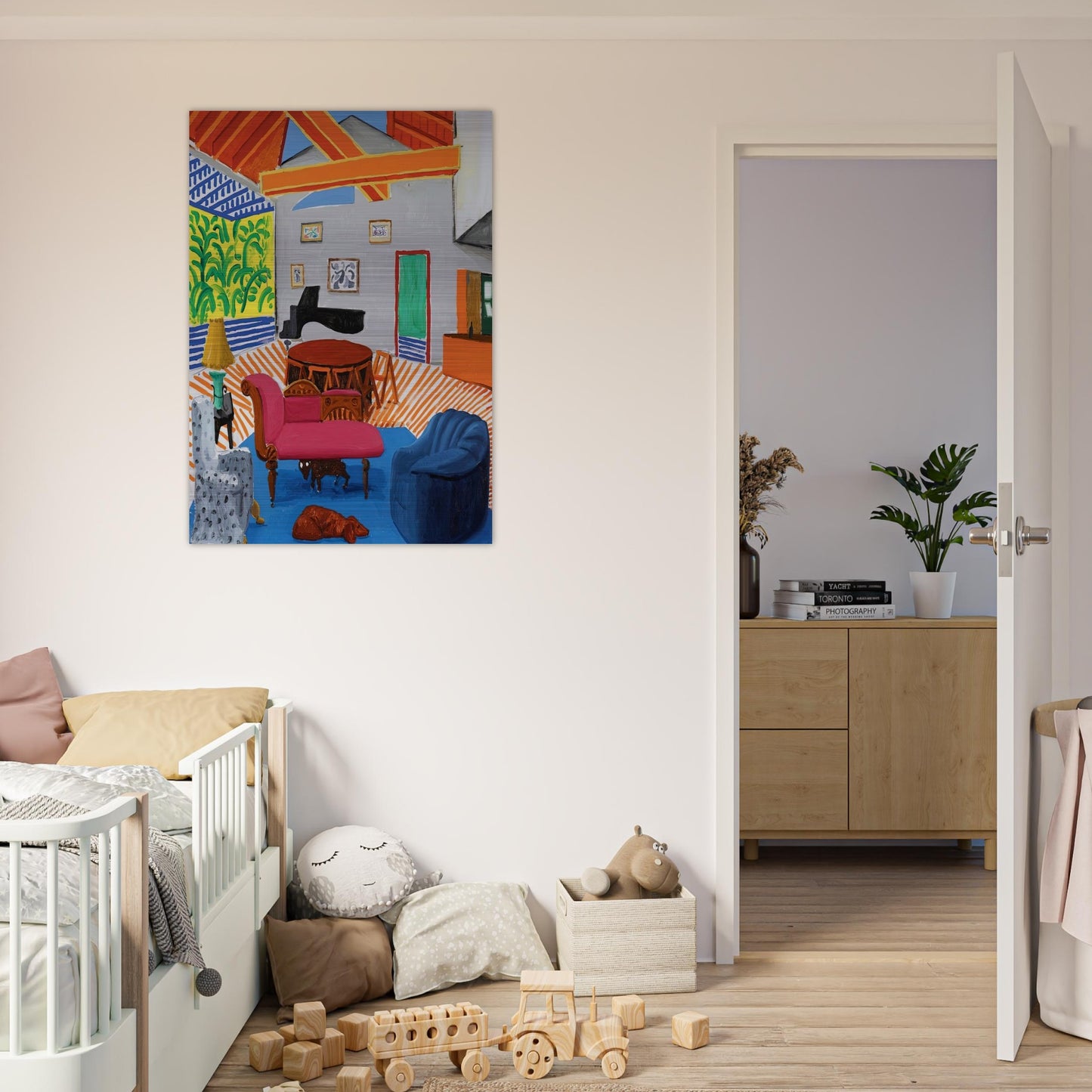 David Hockney - David Hockney Brushed Aluminum Print - 70x100 cm / 28x40 inches | David Hockney Aluminum Print | David Hockney Prints