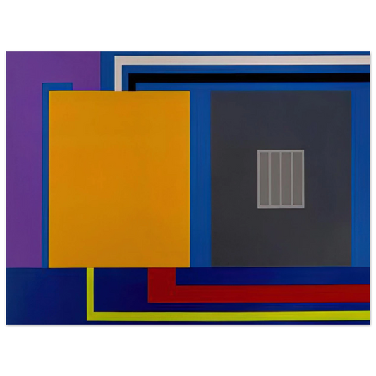 Peter Halley - A Perfect World - 1993 Fine Art Poster - Default Title