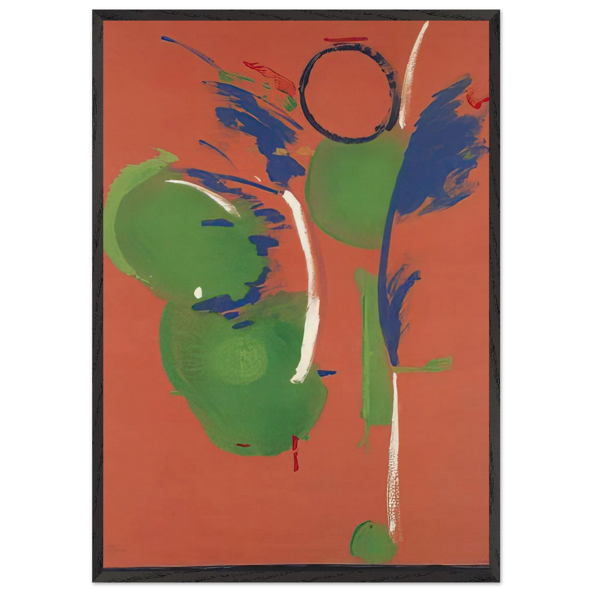 Mary Mary - 1987 - Helen Frankenthaler Framed Art Print – Black Wooden Frame - Default Title - -Framed Art Print