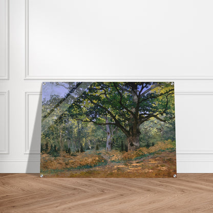 The Bodmer Oak, Fontainebleau - claude monet Acrylic Print - 70x100 cm / 28x40″ inches