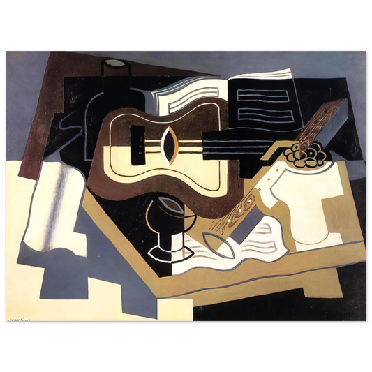 Juan Gris - GUITAR AND CLARINET 1920 Fine Art Poster - Default Title
