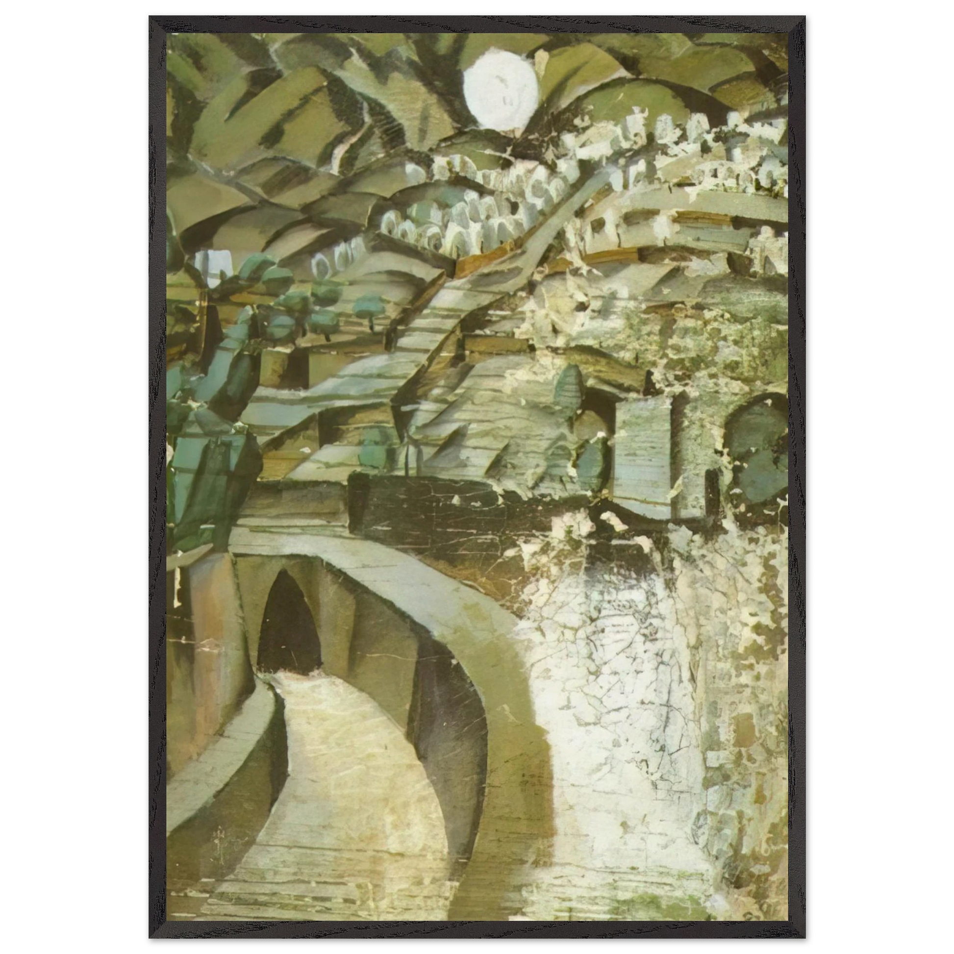 LA JORNETA - Salvador Dali Framed Art Print – Black Wooden Frame - Default Title - -Framed Art Print