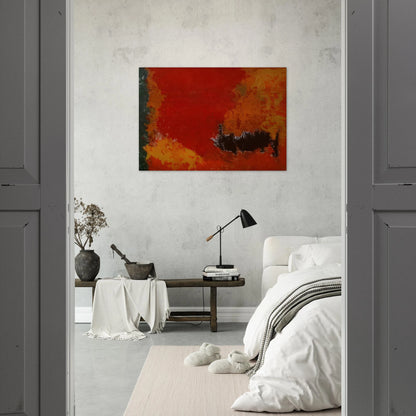 Reward #2 - 1960 - Theodoros Stamos Brushed Aluminum Print - 70x100 cm / 28x40 inches | Theodoros Stamos Aluminum Print | Theodoros Stamos Prints