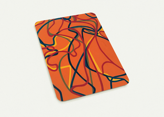 6 Red Rock 1 - 2002 By Brice Marden Pack of 10 Post Cards | Brice Marden Post Cards | A6 (10.5 x 14.8 cm) - 4.1 x 5.8 inches