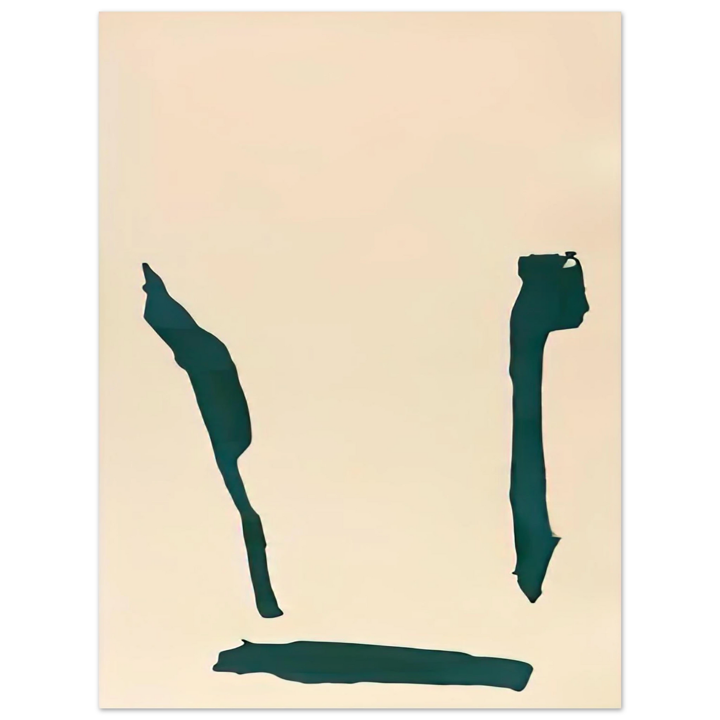 Helen Frankenthaler - Cloister, 1969- Wall Art - 30x40 cm / 12x16 inches - Premium Wooden Framed Poster With Fine Art Paper - White frame