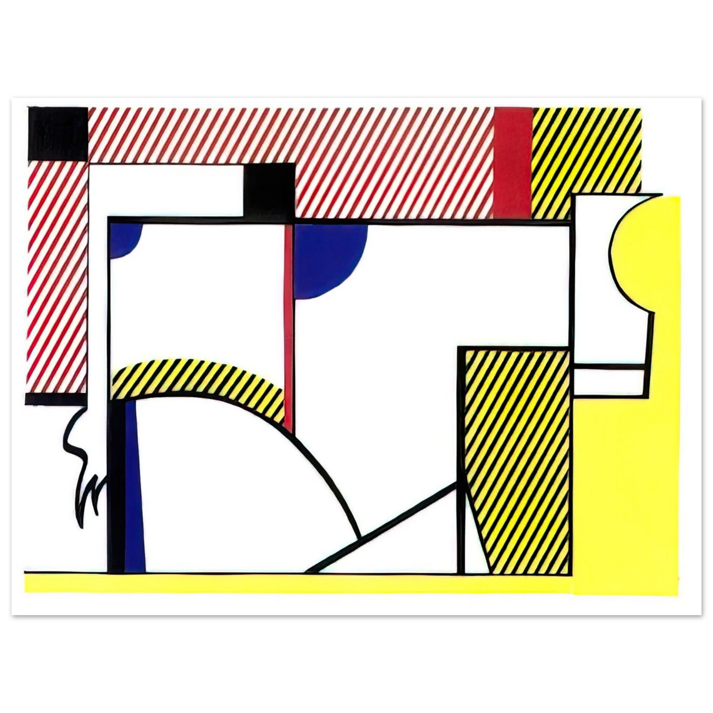 Roy Lichtenstein - BULL VI 1973 Fine Art Poster - Default Title