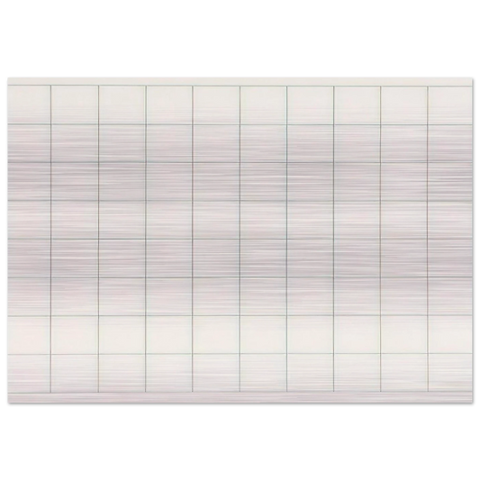 On a clear day, #1 - Agnes Martin Brushed Aluminum Print - 70x100 cm / 28x40 inches | Agnes Martin Aluminum Print | Agnes Martin Prints