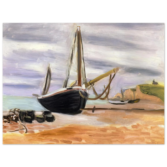 Henri Matisse - BOATS AT ETRETAT 1920 Fine Art Poster - Default Title