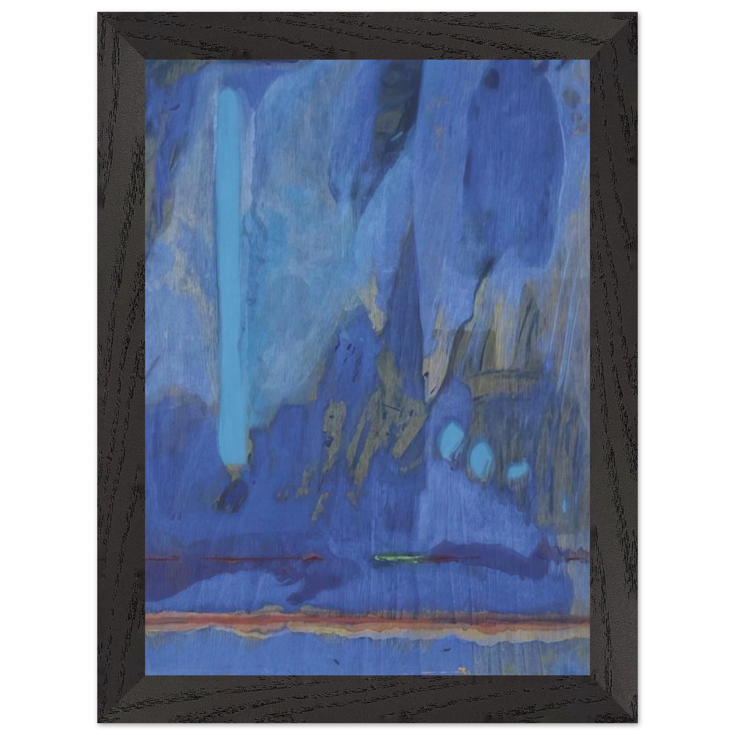 Helen Frankenthaler - Tales of Genji III - 1998 Wall art - 25x60 cm / 10x24 inches - Fine Art Poster - -