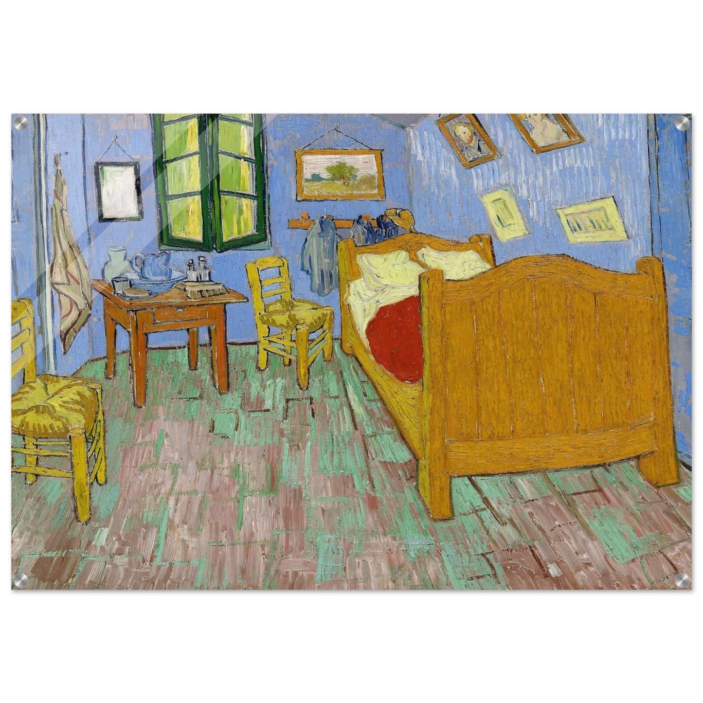 Vincent's Bedroom in Arles - Vincent van Gogh Acrylic Print - 70x100 cm / 28x40″ inches