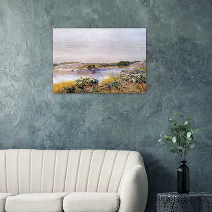 The Little Pond, Appledore - Childe Hassam Brushed Aluminum Print - 70x100 cm / 28x40 inches | Childe Hassam Aluminum Print | Childe Hassam Prints