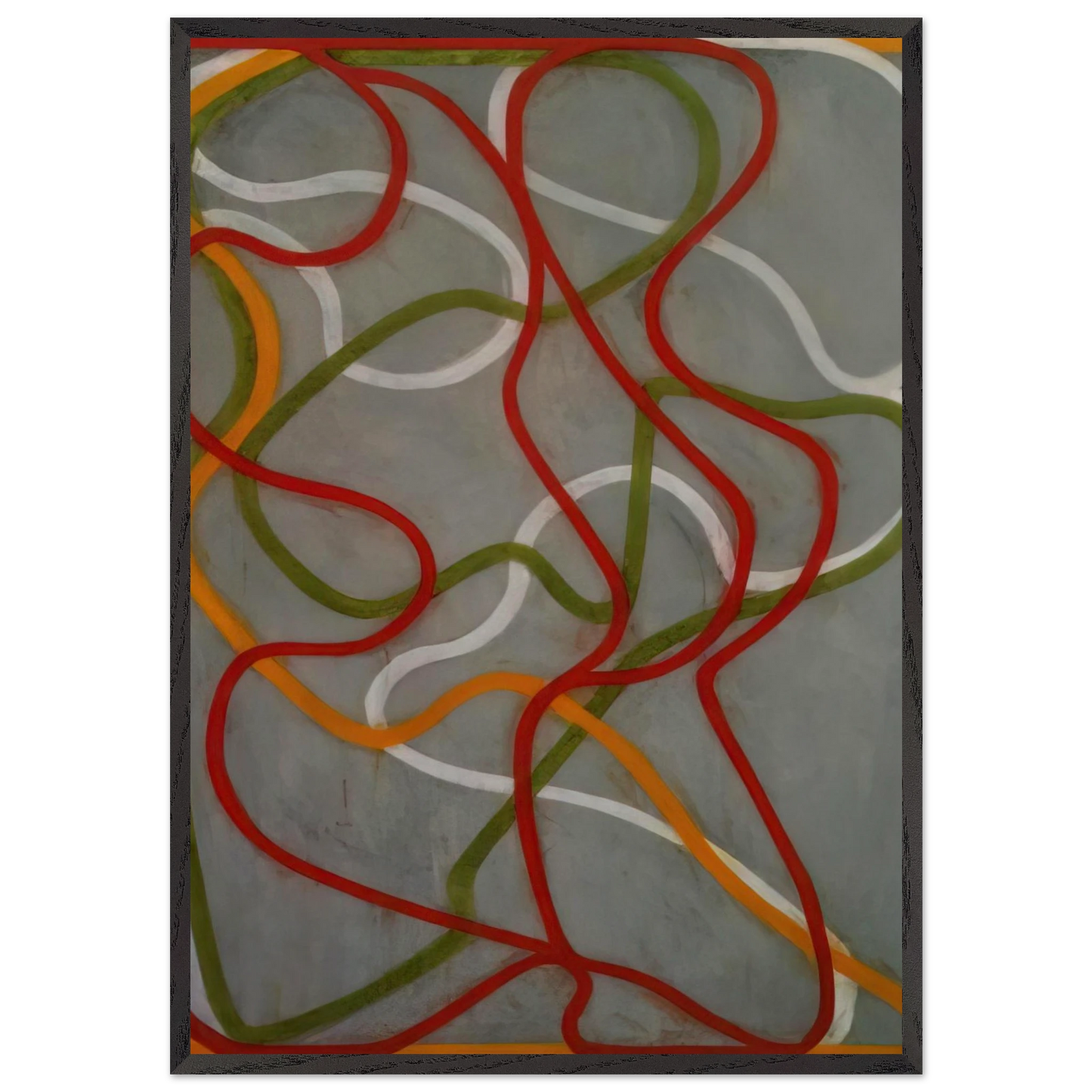 The Attended - 1999 - Brice Marden Framed Art Print – Black Wooden Frame - Default Title - -Framed Art Print