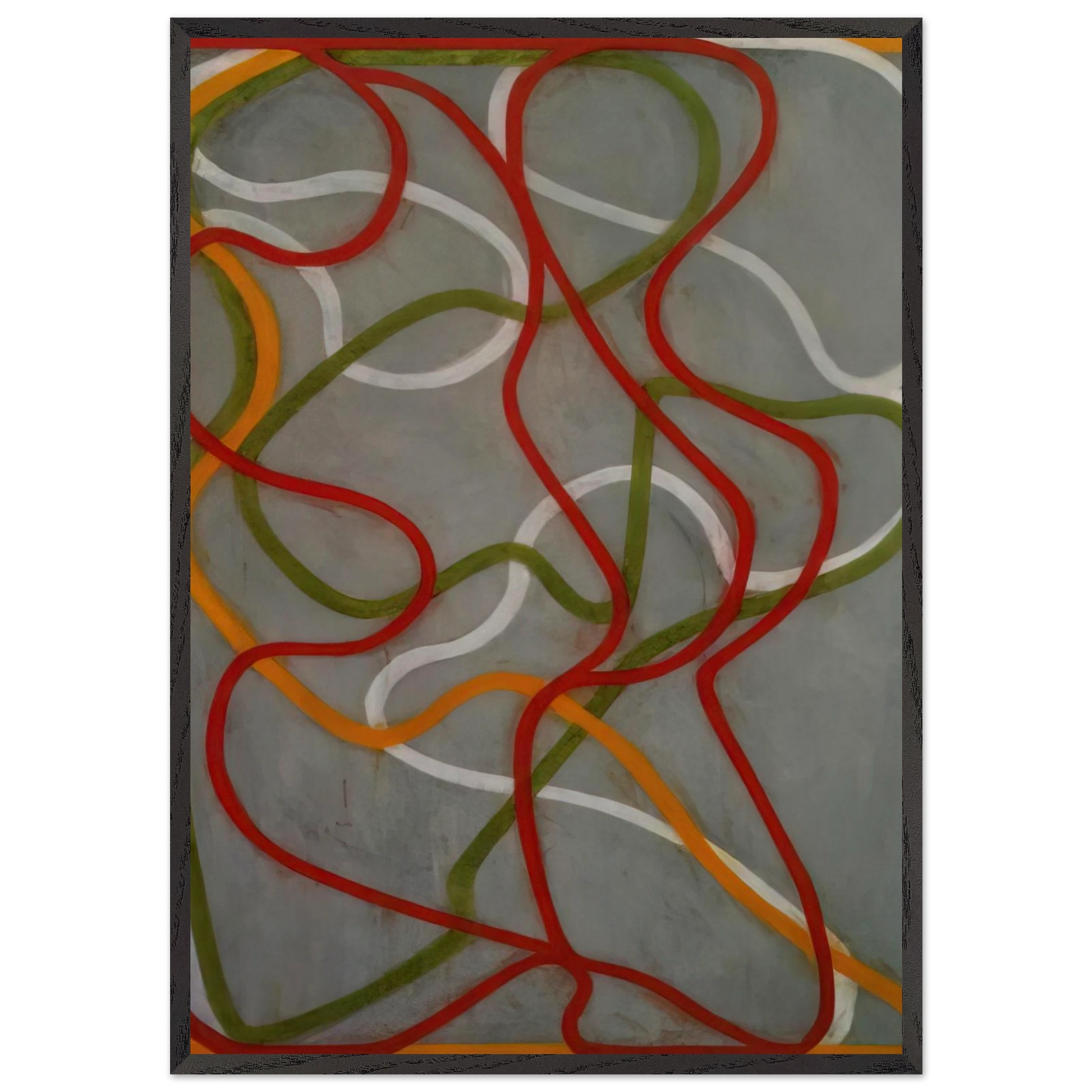 The Attended - 1999 - Brice Marden Framed Art Print – Black Wooden Frame - Default Title - -Framed Art Print