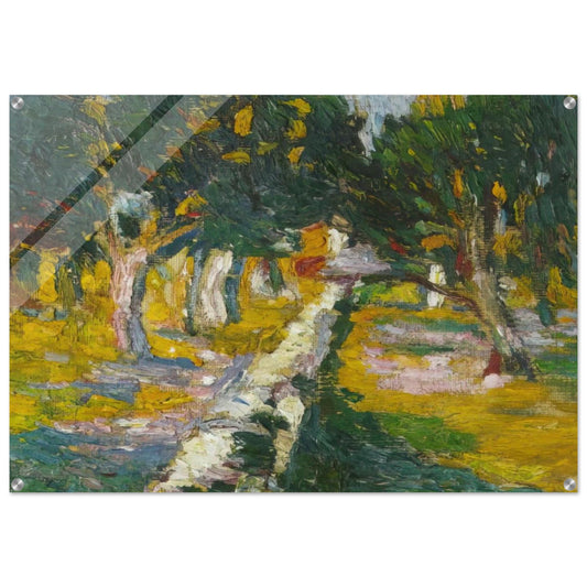 ORCHARD AT LLANE CADAQUES 1920 - Salvador Dali Acrylic Print - 70x100 cm / 28x40″ inches