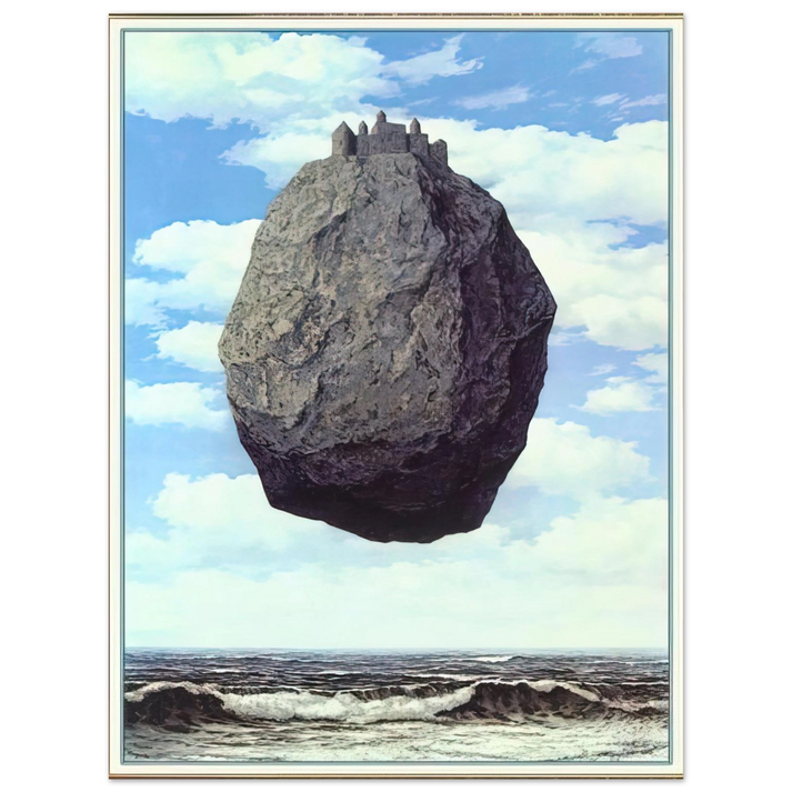 Rene Magritte - THE CASTLE OF THE PYRENEES 1959  75x100 cm / 30x40inches Fine Art Poster