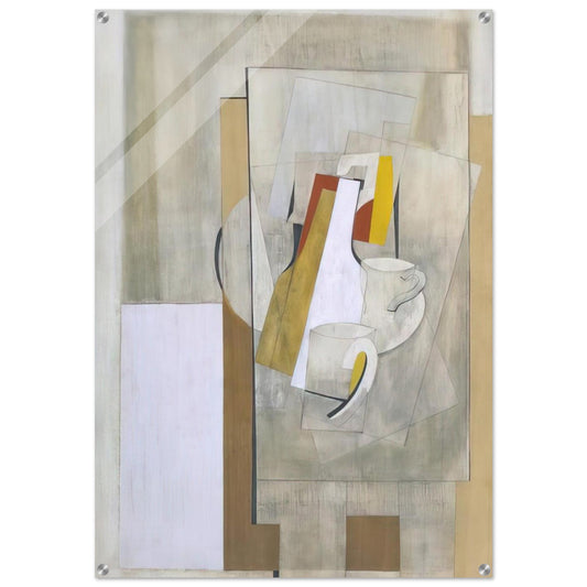 1945 still life - 1945 - Ben Nicholson Acrylic Print - 70x100 cm / 28x40″ inches | Ben Nicholson Wall Art | Ben Nicholson Prints