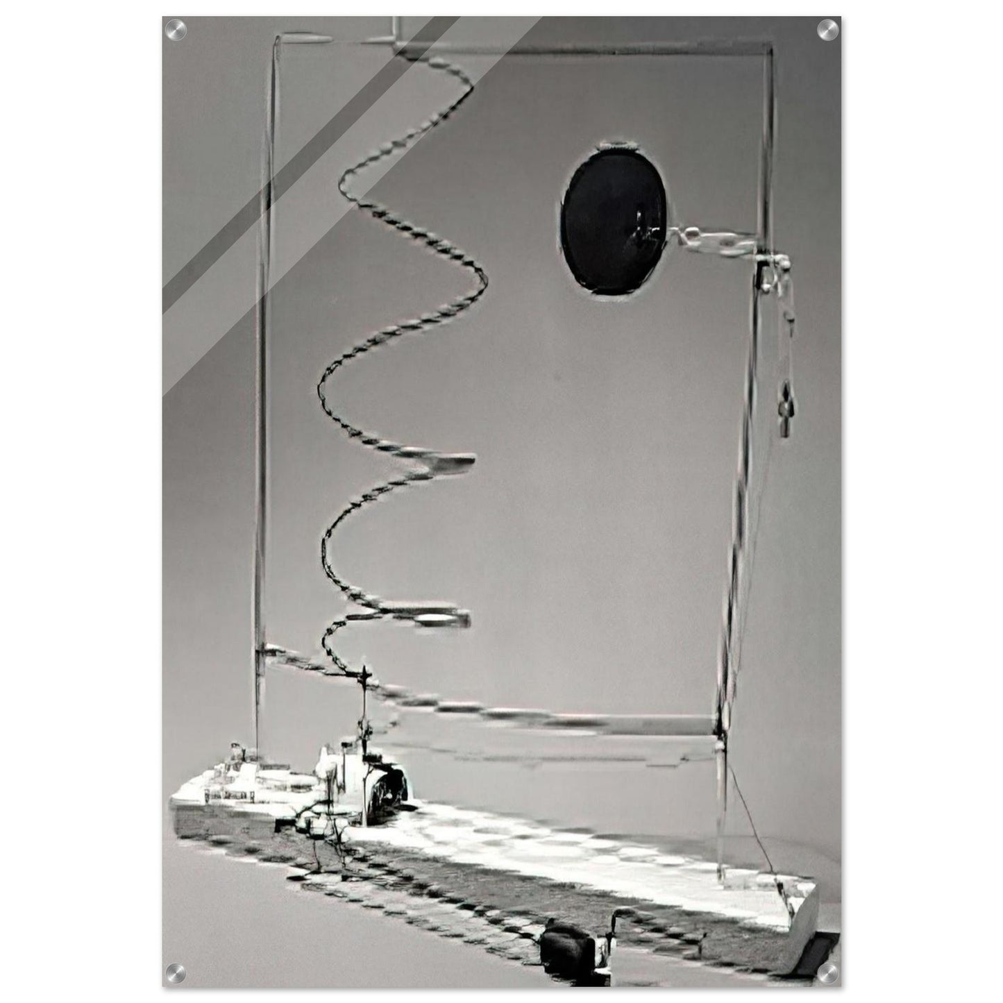 CRANK DRIVEN MOBILE 1932 - Alexander Calder Acrylic Print - 70x100 cm / 28x40″ inches | Alexander Calder Wall Art | Alexander Calder Prints