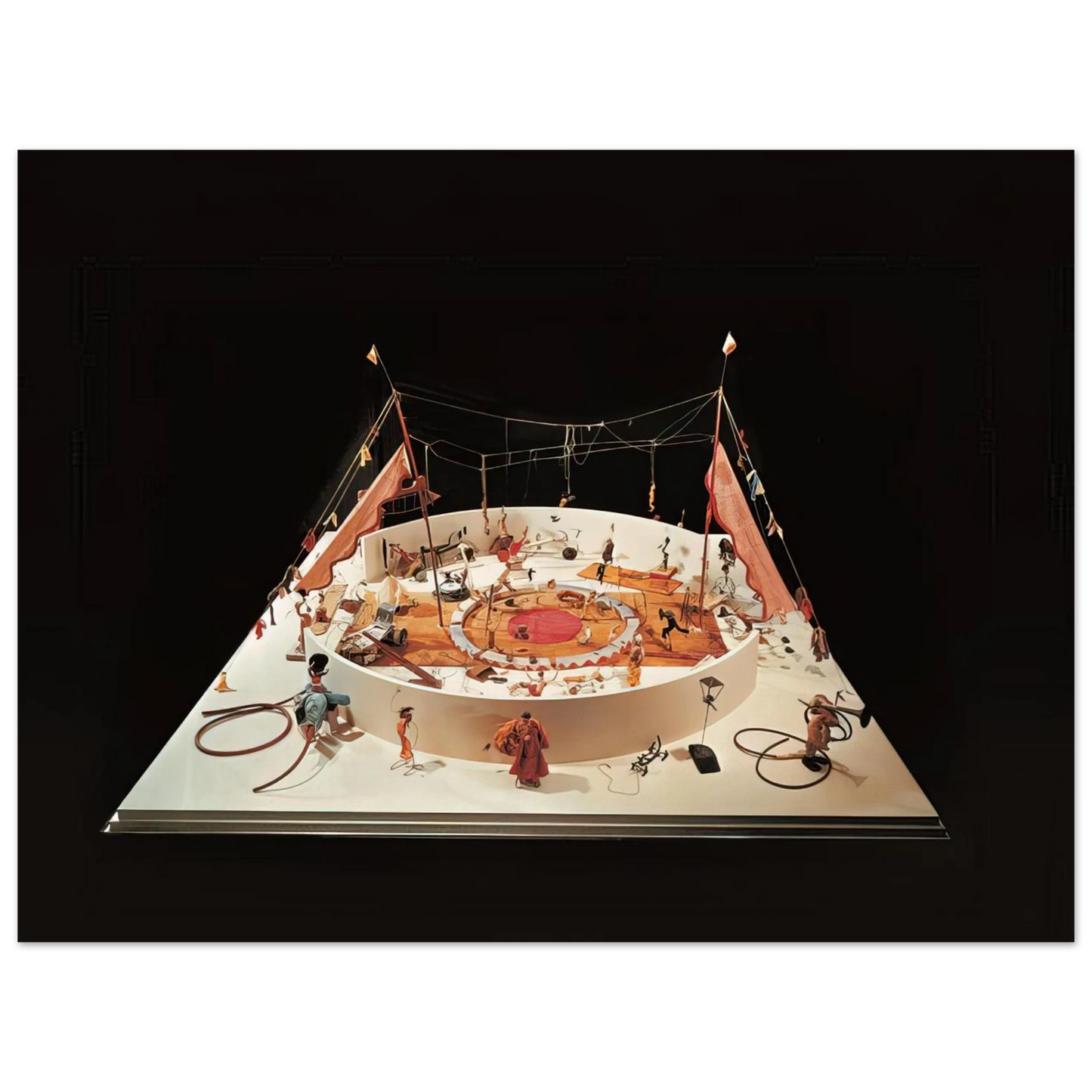 Alexander Calder - CALDER S CIRCUS 1931 Fine Art Poster - 13x18 cm / 5x7 inches