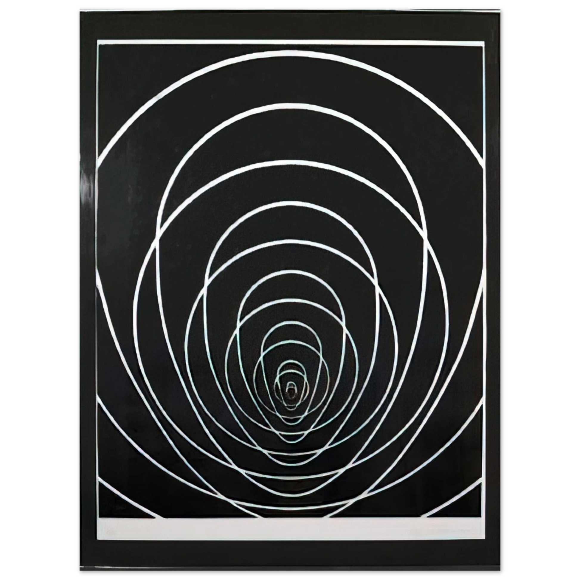 Clarence Holbrook Carter - Concentric Space - 1969 Fine Art Poster - Default Title
