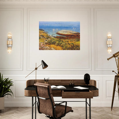 Early morning calm - Childe Hassam Brushed Aluminum Print - 70x100 cm / 28x40 inches | Childe Hassam Aluminum Print | Childe Hassam Prints