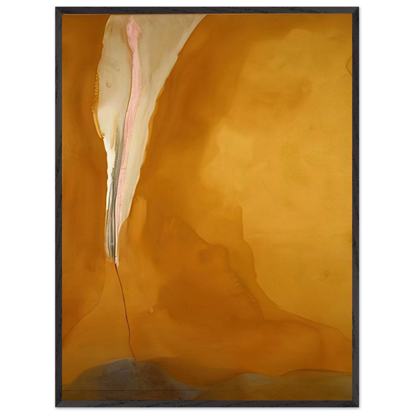 Helen Frankenthaler - Coral Wedge - 1972 Wall art - 60x90 cm / 24x36 inches - Fine Art Poster - -