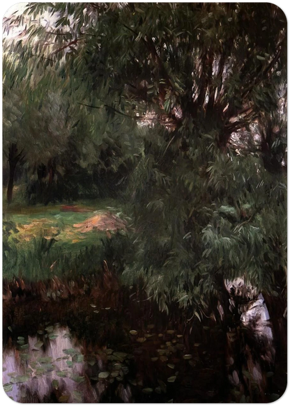 A Backwater at Wargrave By John Singer Sargent Pack of 10 Post Cards | John Singer Sargent Post Cards | A6 (10.5 x 14.8 cm) - 4.1 x 5.8 inches