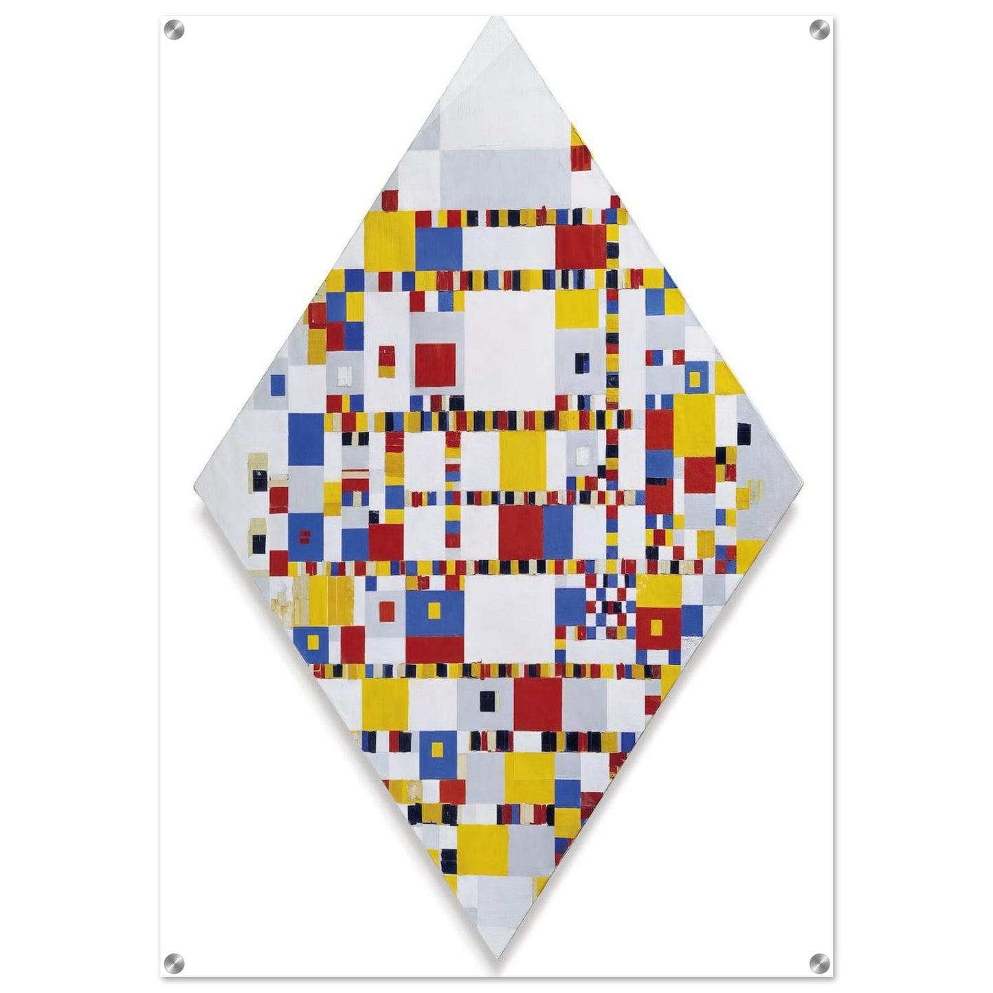 Victory Boogie Woogie - Piet Mondrian Acrylic Print - 70x100 cm / 28x40″ inches