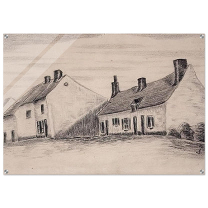 A Zandmennik house - Vincent van Gogh Acrylic Print - 70x100 cm / 28x40″ inches | Vincent van Gogh Wall Art | Vincent van Gogh Prints
