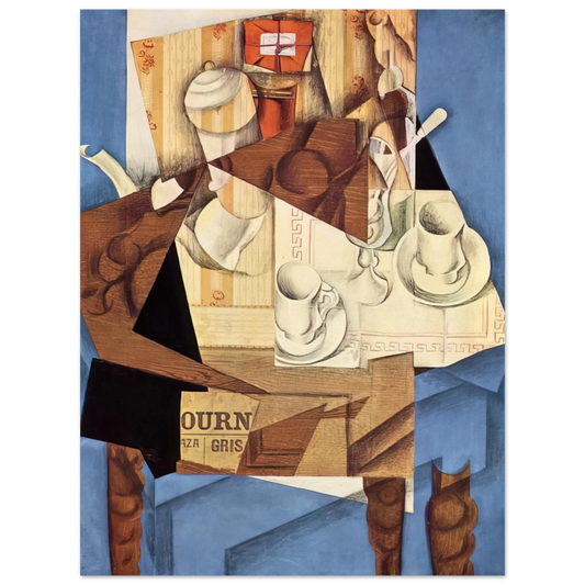 Juan Gris - BREAKFAST 1914 Fine Art Poster - Default Title