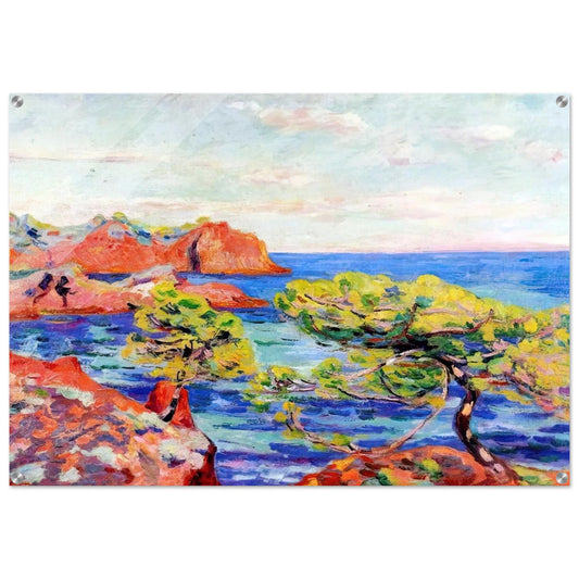 Le Trayas - 1907 - Armand Guillaumin Acrylic Print - 70x100 cm / 28x40″ inches
