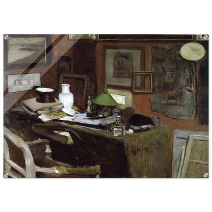 INTERIOR WITH A TOP HAT 1896 - Henri Matisse Acrylic Print - 70x100 cm / 28x40″ inches
