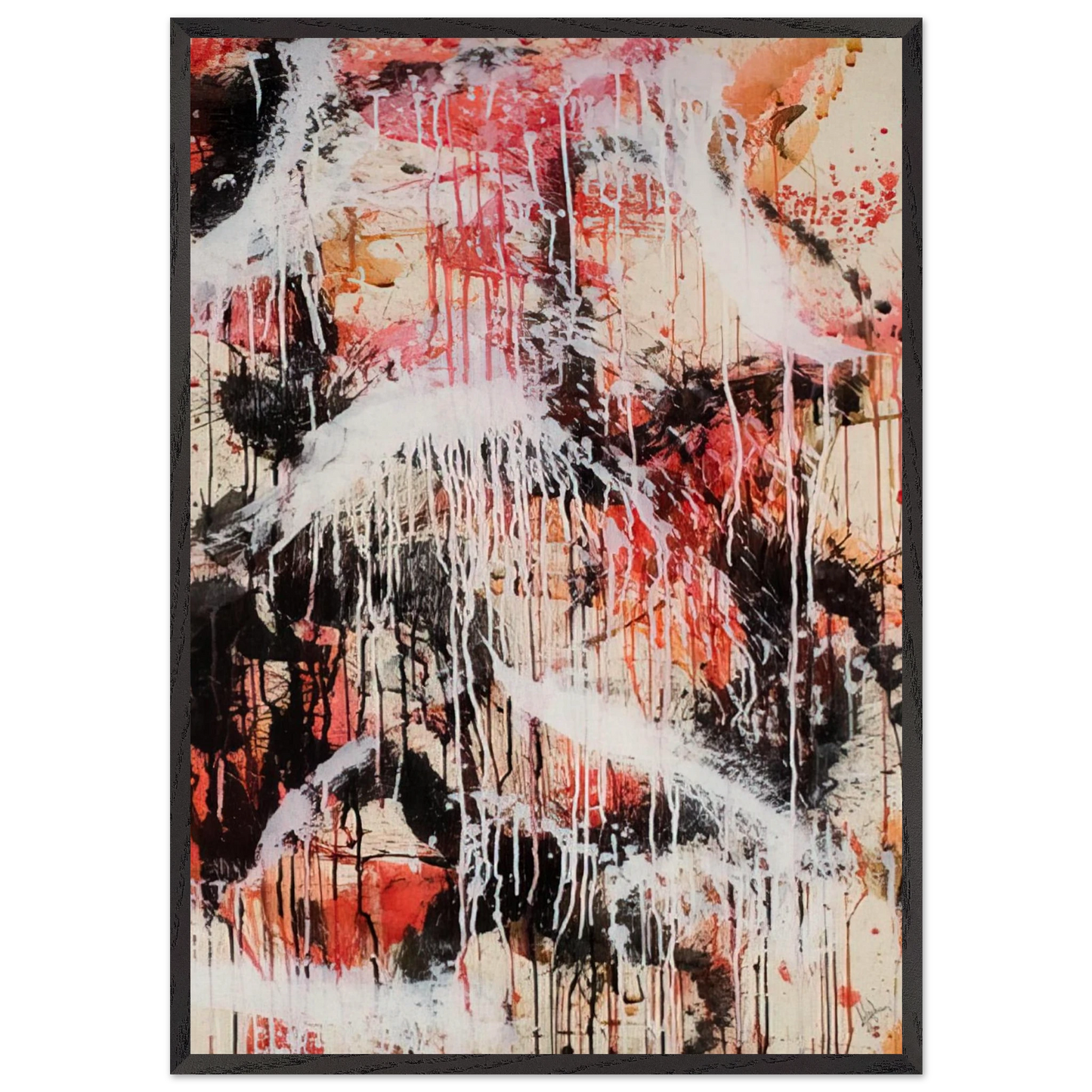 Untitled - 1959 N2 - Norman Bluhm Framed Art Print – Black Wooden Frame - Default Title - -Framed Art Print