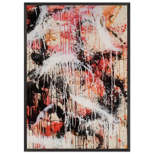 Untitled - 1959 N2 - Norman Bluhm Framed Art Print – Black Wooden Frame - Default Title - -Framed Art Print
