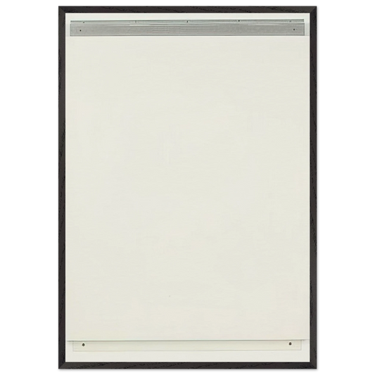 Attendant - 1984 - Robert Ryman Framed Art Print – Black Wooden Frame - Default Title - -Framed Art Print