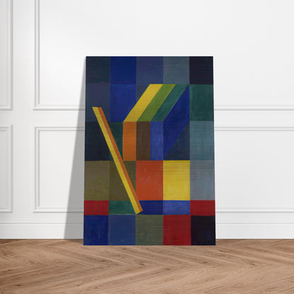 Space Composition I - 1944 - Johannes Itten Brushed Aluminum Print - 70x100 cm / 28x40 inches | Johannes Itten Aluminum Print | Johannes Itten Prints