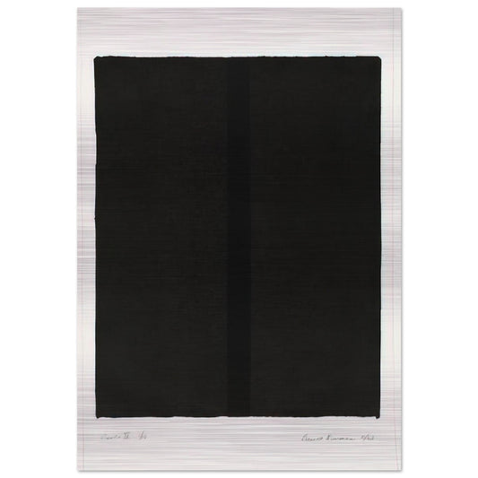 Canto IV - Barnett Newman Brushed Aluminum Print - 70x100 cm / 28x40 inches | Barnett Newman Aluminum Print | Barnett Newman Prints